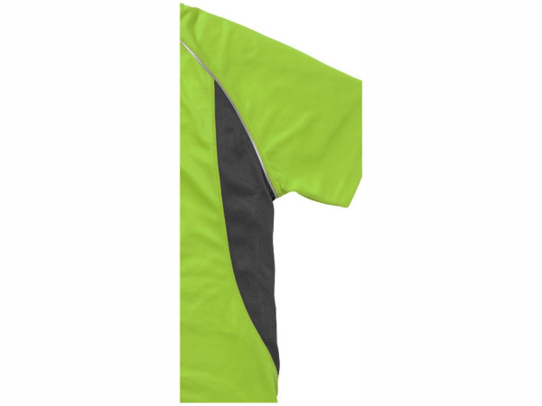 Футболка "Quebec Cool Fit" мужская, Размер S, Цвет зеленое яблоко/серый антрацит