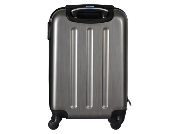 Чемодан прозрачный «Visit»  со сменной вставкой, Цвет серый/прозрачный