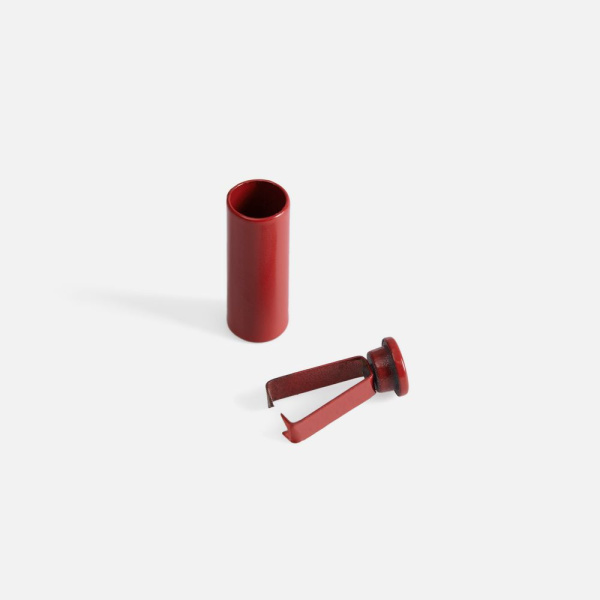 Наконечник для шнурка Nozzle, ver.2, красный, 0,5x2 см