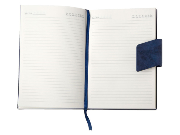 Бизнес блокнот А5 «Monoi», Цвет темно-синий