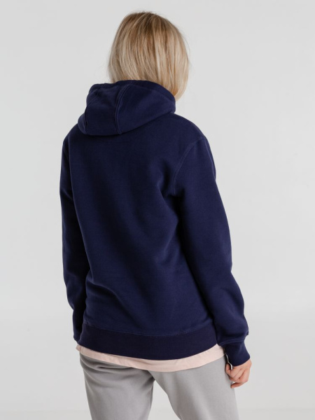 Толстовка с капюшоном унисекс King, темно-синяя, XS–4XL
