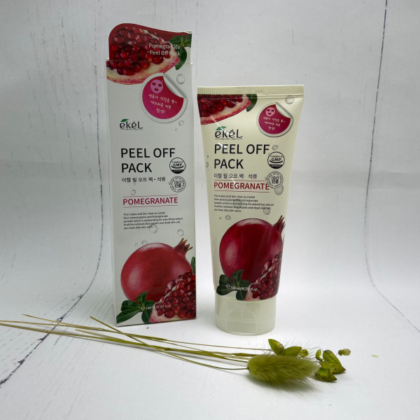 Маска плёнка EKEL Peel-Off Pack Pomegranate с экстрактом граната, 180 мл