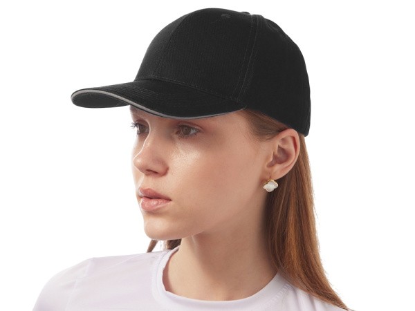 Бейсболка «Las Vegas», Цвет черный