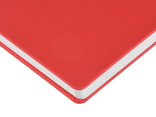 Ежедневник с каменной бумагой недатированный А5 «Carrara», Цвет красный