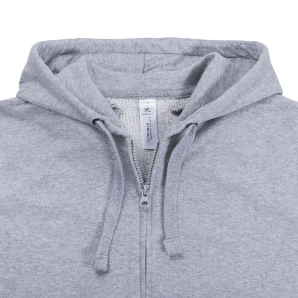 Толстовка женская Hooded Full Zip серый меланж, XS–2XL
