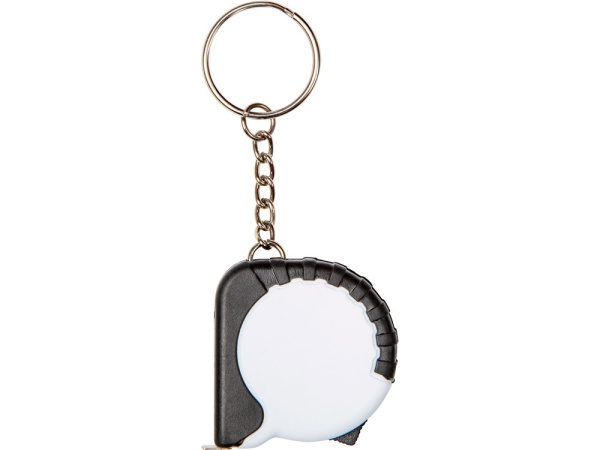 Рулетка-брелок «Habana», 1м, Цвет белый