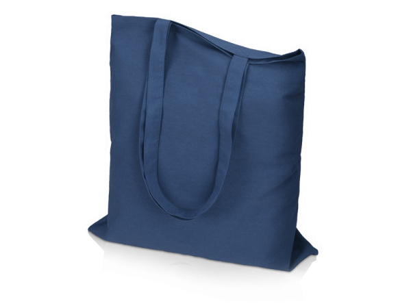 Сумка из хлопка «Carryme 140», 140 г/м2, Цвет темно-синий