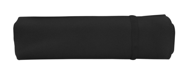 Спортивное полотенце Atoll Large, черное, 70х120 см