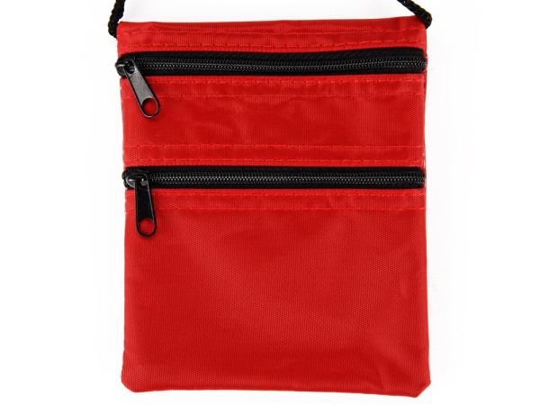 Нагрудный кошелек «Путешествие», Цвет красный