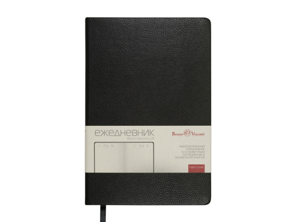 Ежедневник недатированный А5 «Megapolis Loft», Цвет черный