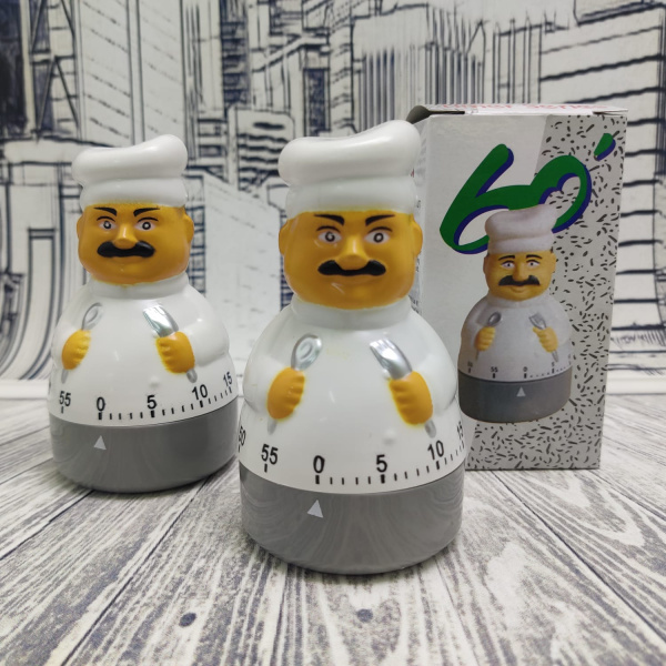 Механический кухонный таймер времени Kitchen Timer/Хронометр для кухни (до 60 мин.)