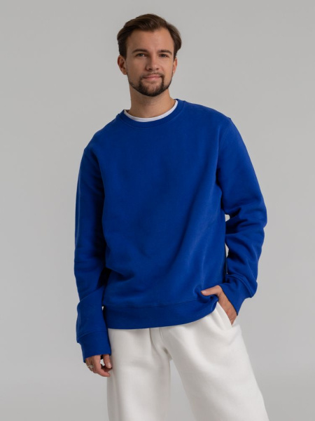 Свитшот унисекс King, ярко-синий, XS–4XL