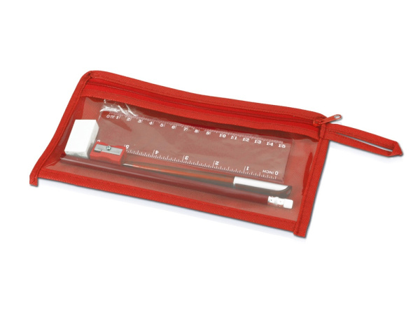 Набор канцелярский «Хелла», Цвет красный