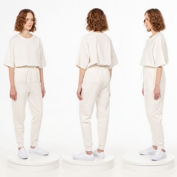Джоггеры J2, молочно-белые, XS–XXL