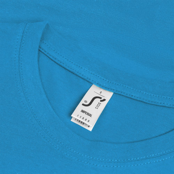 Футболка Imperial 190, ярко-бирюзовая, XS–5XL