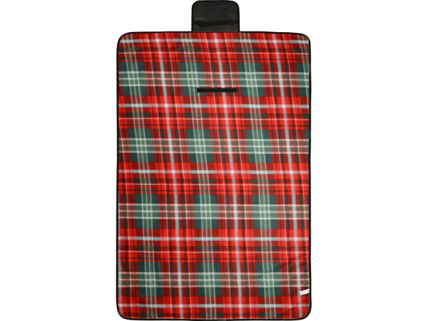 Плед «Шотландия», Цвет красный/зеленый