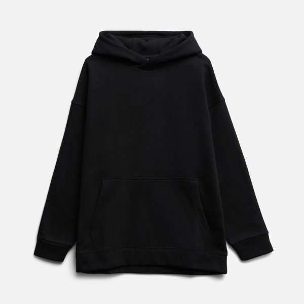 Худи оверсайз унисекс Snuggie, черное, XS–XXL