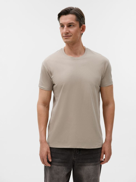 Футболка унисекс Regent 150, серо-бежевая, XS–3XL