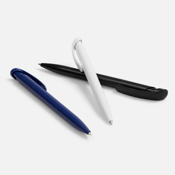 Ручка шариковая Clear Solid, белая, 14,8х1