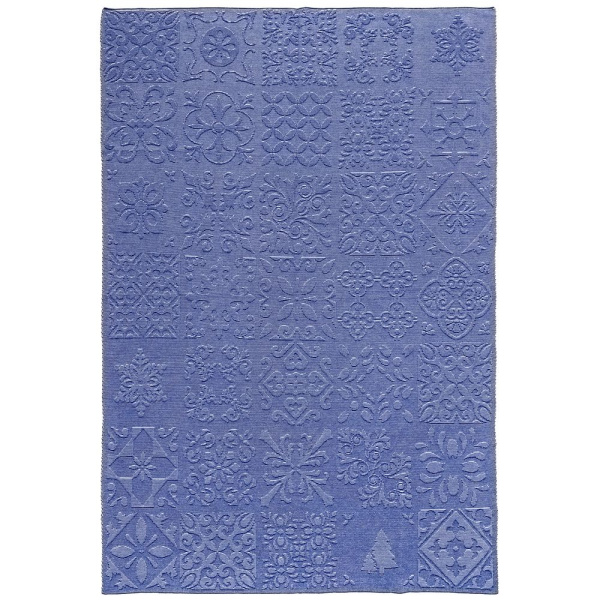 Плед Ornamental, синий, 110х160 см