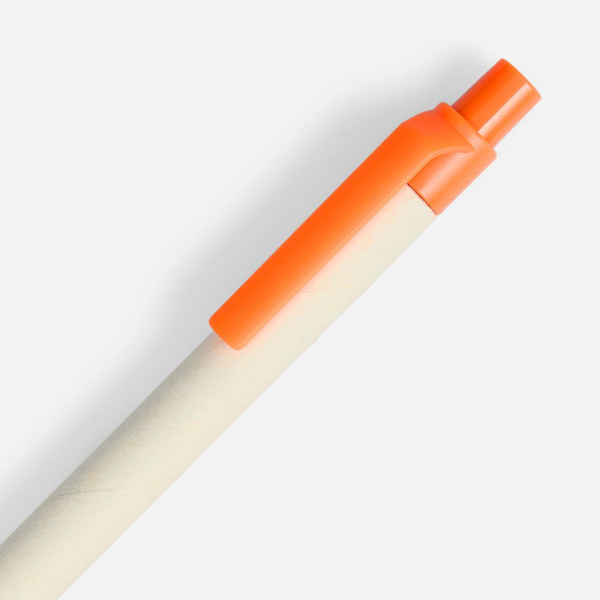 Ручка шариковая MilkMake, оранжевая, 14,1х1 см