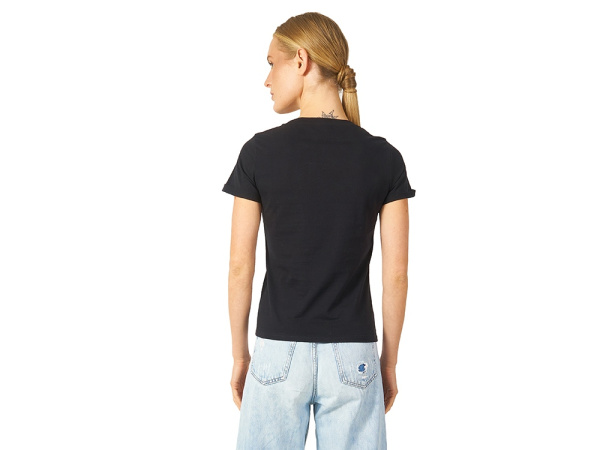 Футболка «Sydney» с подвернутыми рукавами, женская, Размер XL, Цвет черный