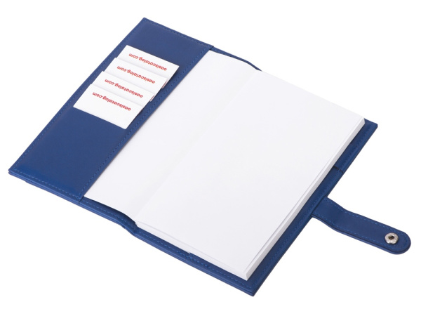 Блокнот-портфолио А6 «Wall Street», Цвет синий