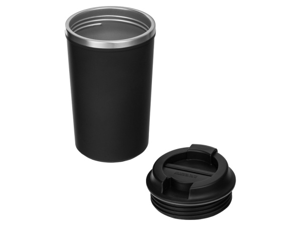 Герметичная термокружка на присоске «Kick», 350 мл, Цвет черный