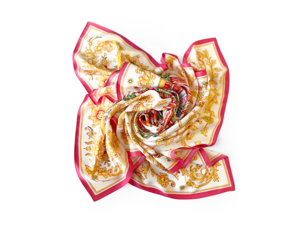 Платок «Собор Василия Блаженного», Цвет разноцветный