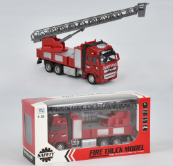 Пожарная машина Fire Truck Model, масштаб 1:38