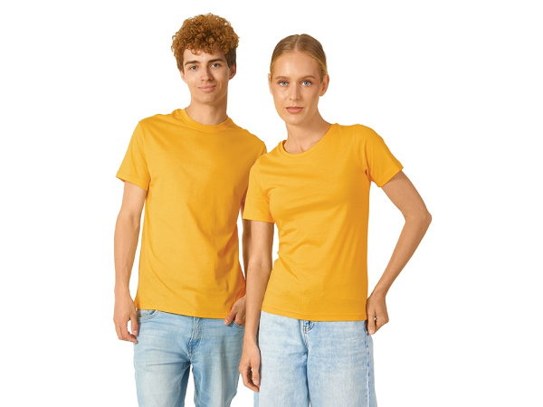 Футболка "Heavy Super Club" женская, Размер XL, Цвет золотисто-желтый