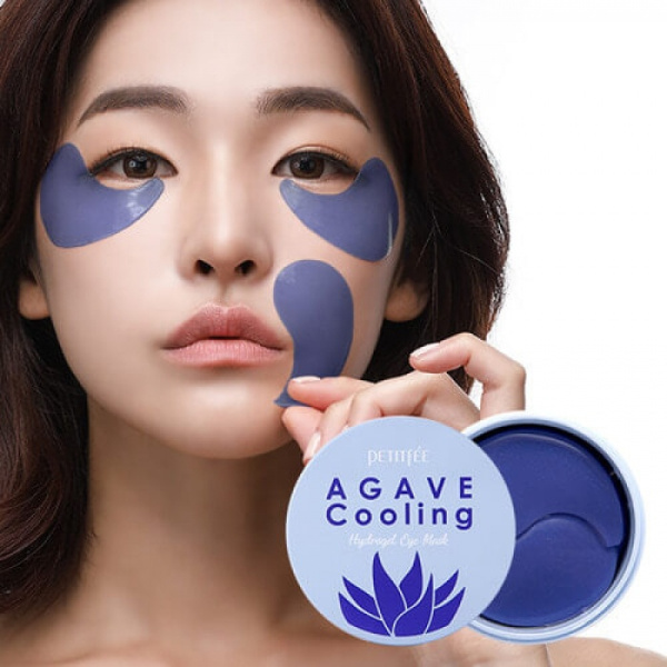 Гидрогелевые охлаждающие патчи для глаз с экстрактом Агавы Petitfee AGAVE Cooling Hydrogel Eye Mask,