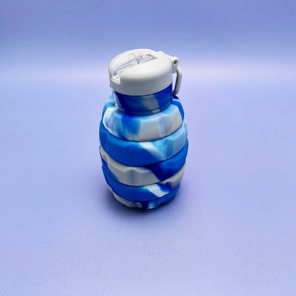 Бутылка складная силиконовая спортивная Silicon Bottle, 500 ml продажа и отгрузка кратно коробке кор/100 шт