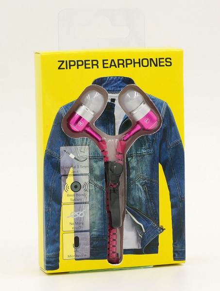 Наушники на молнии Zipper Earphones