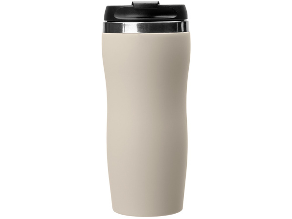 Термокружка «Mony Steel» soft-touch, Цвет бежевый