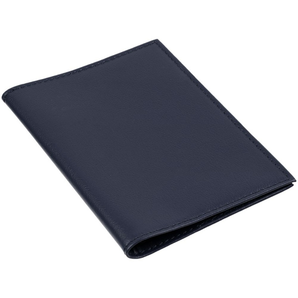 Обложка для паспорта Top, синяя, 13,8х9,5 см