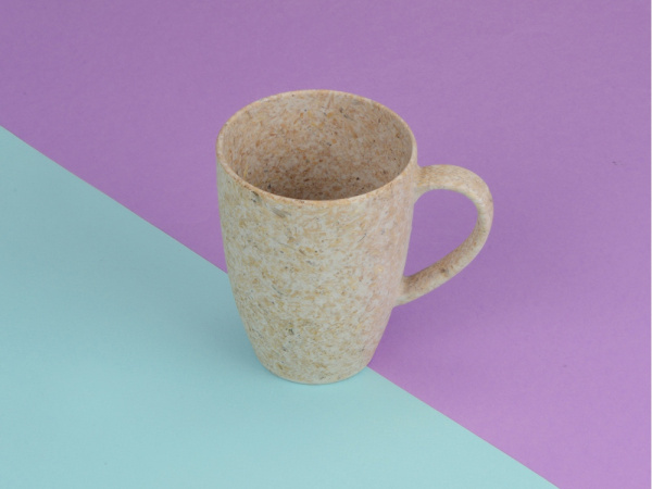 Кружка из натуральных волокон «Fiber», Цвет бежевый