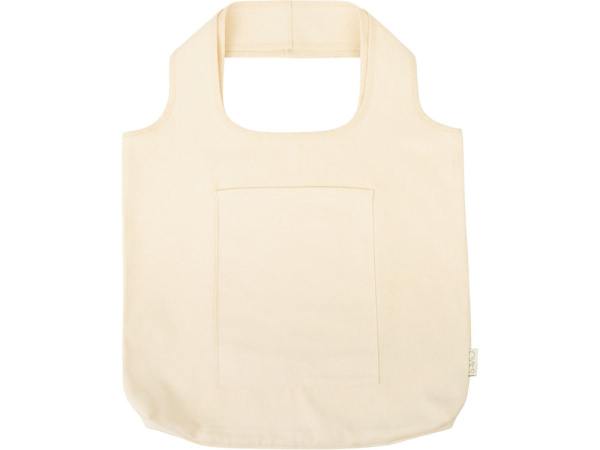 Сумка-шоппер «Revest» из переработанного хлопка 320 г/м2, Цвет натуральный