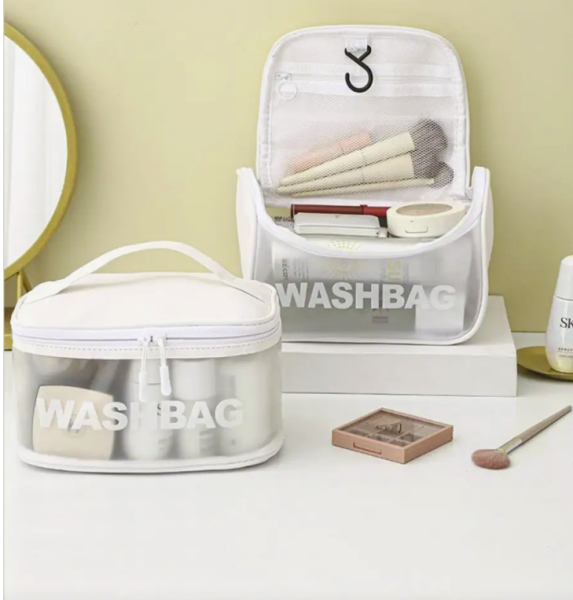 Косметичка сундучок непромокаемая для душа или бассейна Washbag 12х14х23 см