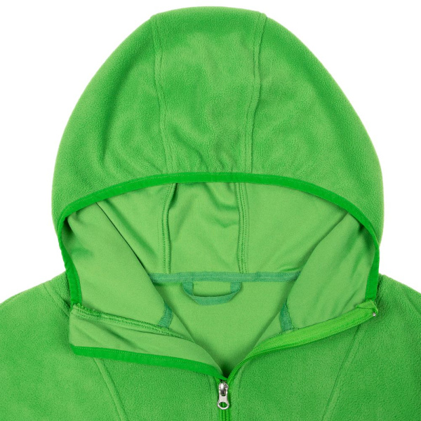 Анорак флисовый унисекс Fliska, зеленое яблоко, XS–XXL