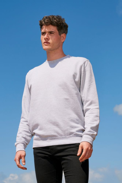 Свитшот унисекс Columbia, светло-желтый, XS–3XL