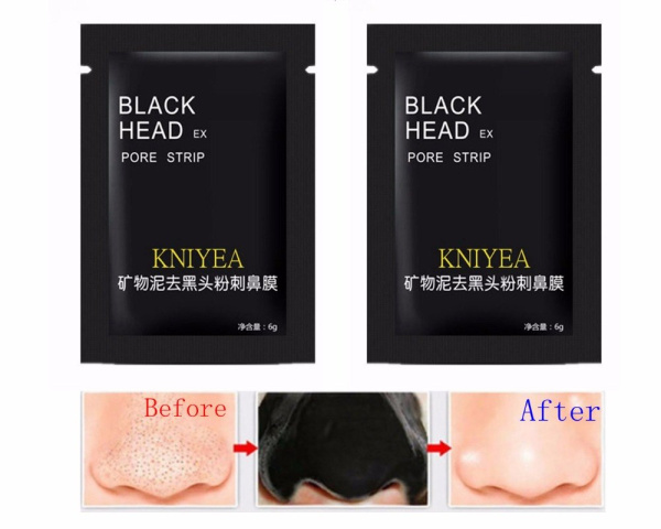 Черная маска-пленка от черных точек Pilaten Suction Black Mask, 6g