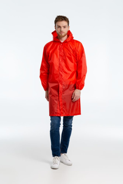 Дождевик унисекс Rainman, красный, XS–XXL