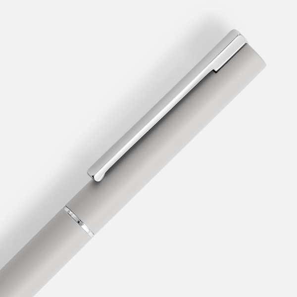 Ручка шариковая Blade Soft Touch, серая, 14х0,9 см
