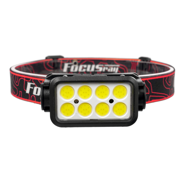 FOCUSray 1301  8 диодов 3W COB,акку 18650 1200 мАН,3,7V встроенный,сенсор,индикатор заряда 1/180, шт