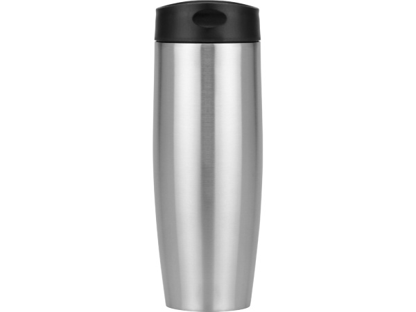 Термокружка «Тамблер», Цвет серебристый/черный/серый