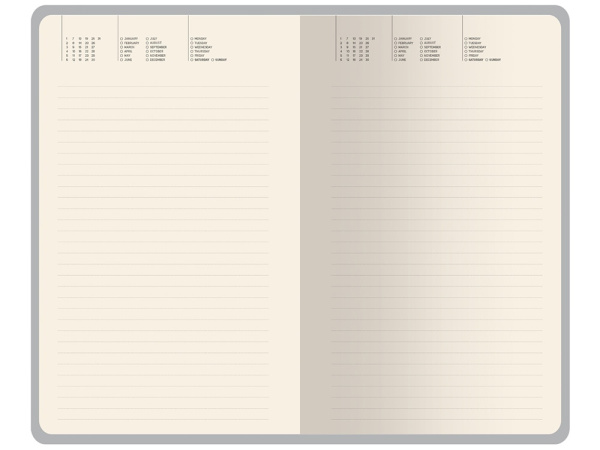 Ежедневник недатированный А5 «Valencia», Цвет темно-синий