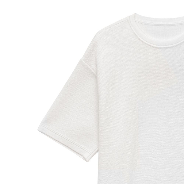 Джемпер с коротким рукавом Siluetti Volumica, молочно-белый, XS–XXL
