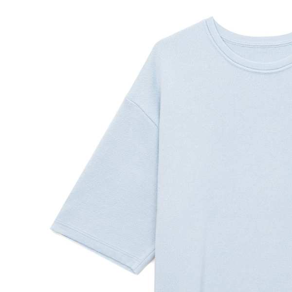 Джемпер с коротким рукавом Siluetti Volumica, светло-голубой, XS–XXL