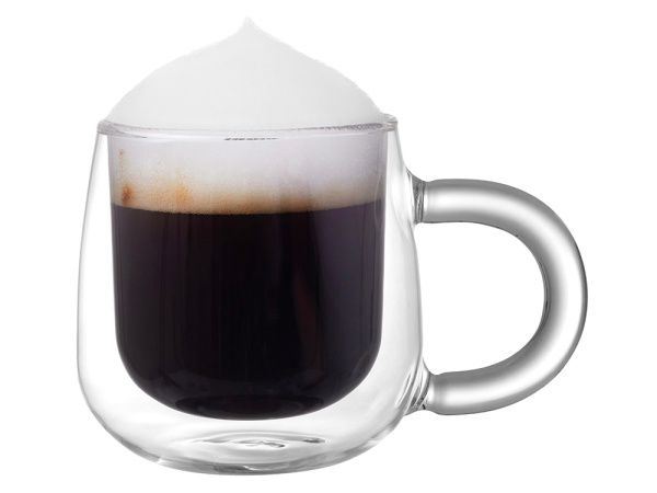 Кружка с двойными стенками и градиентом «Fog», Цвет бирюзовый